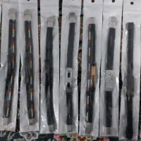 دستبند چرم دخترانه پسرانه رکاب استیل