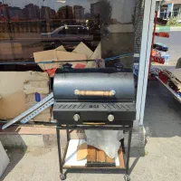 بار بیکیو برگر ذغالی کباب پز گازی