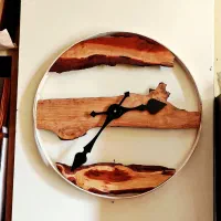 ساعت چوبی روستیک و تابلو های معرق|ساعت دیواری و تزئینی|کرج, فاز ۳ گوهردشت|دیوار