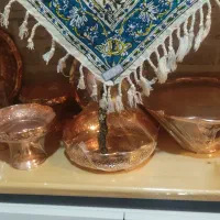 حراج واقعی ظروف مس دیبای زنجان|ظروف سرو و پذیرایی|مشهد, استاد یوسفی (شهرک غرب)|دیوار