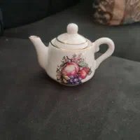 قوری کوچک زعفران چینی قدیمی
