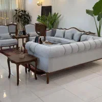 ست کامل کوئین  فرانسه  کد ۱۲۲|مبلمان خانگی و میز عسلی|قرچک, میرزائی شمالی|دیوار