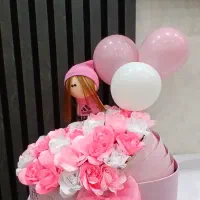 باکس گل نوزادی دخترانه