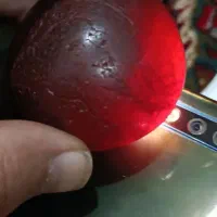 سنگ جواهری قرمز گبری کهنه قدیمی الماس یاقوت یشم