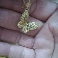 گوشواره طلا پروانه ای با فاکتور