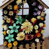 سبدگل تابلوچوب لباسی چراغ نفتی چراغ تک سنتی  تکله|صنایع دستی و سایر لوازم تزئینی|خرم‌آباد, |دیوار