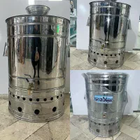 از ۴۰ نفر به بالا هییتی بشکه ای بزرگ سماور
