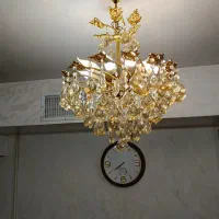 لوستر برنزی 10 شعله