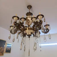 دوعدد لوستر بزرگ