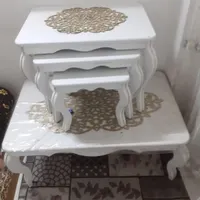 میز عسلی سفید و نو|مبلمان خانگی و میز عسلی|خمینی‌شهر, |دیوار