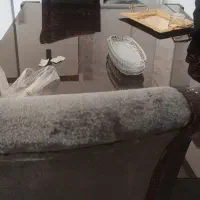 میز نهارخوری صندلی پنج عدد لازم به روکش داره