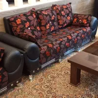 مبل ۷ نفره به همراه میز نهارخوری ۶ نفره و بوفه