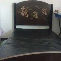 تخت یک نفره با تشک|تخت و سرویس خواب|مرودشت, دولت آباد|دیوار