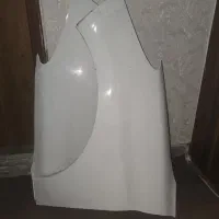 یک جفت گلگیر فابریک جلو ۲۰۷ سفید  بی‌رنگ و سالم