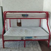 تخت فلزی دو طبقه 3 نفره بدون مشابه