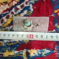 نگین گردنبند کلکسیونی فیروزه نیشابور|کلکسیون اشیاء عتیقه|مشهد, سراب|دیوار