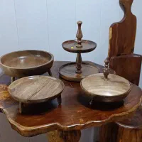 ست پذیرایی چوبی|ظروف سرو و پذیرایی|رشت, چله خانه|دیوار