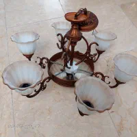 یک جفت لوستر در حد نو|لوستر و چراغ آویز|عباس‌آباد, |دیوار
