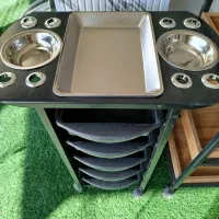 ترولی کاسه دار مجموعه زرکالا|آرایشگاه و سالن‌های زیبایی|یاسوج, |دیوار