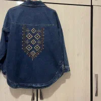 مانتو جین  شکت شلوار شافل  بافت نو|لباس|خرم‌آباد, |دیوار