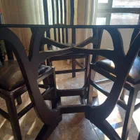 میز ناهارخوری 4 نفره چوبی|میز و صندلی غذاخوری|مشهد, شهرک ابوذر|دیوار