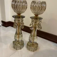 شمعدان کریستال|صنایع دستی و سایر لوازم تزئینی|تهران, آهنگران (سراسیاب دولاب)|دیوار