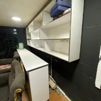 کمد دیواری با میز ام دی اف هر کدوم ۴ متر