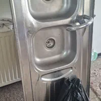 فروش سینگ سالم ب همراه لوازم لوله کشی