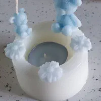 شمع دست ساز بابونه|صنایع دستی و سایر لوازم تزئینی|قرچک, زیبا شهر|دیوار