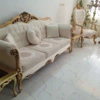 مبل سلطنتی ورق طلا