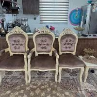 مبلمان ۹ نفره استیل با میز عسلی سالم و تمیز|مبلمان خانگی و میز عسلی|لنگرود, |دیوار