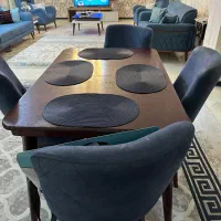 مبلمان ۸ نفره و ناهارخوری ۴ نفره و میز وسط و عسلی