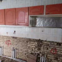 کابینت فلزی و هود|آبچکان و نظمدهنده ظروف|اهواز, کوی آغاجاری|دیوار