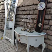 کنسول کشویی آیینه و شعمدان  بدون ساعت|مبلمان خانگی و میز عسلی|زنجان, |دیوار