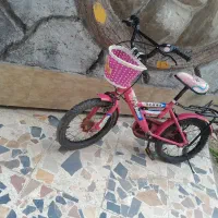 دوچرخه دخترانه صورتی سایز ۱۶|دوچرخه، اسکیت، اسکوتر|لنگرود, |دیوار