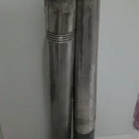 لوله بخاری دوعدد بازانو وپایه فلزی حاروبرقی