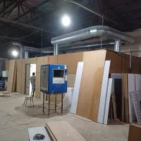 فروش کارگاه ام دی اف با تجهیزات کامل و اتاق رنگ|ماشین‌آلات صنعتی|شیراز, شهرک گلها|دیوار