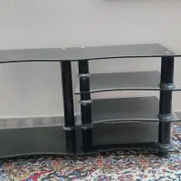 میز تلویزیون شیشه ای