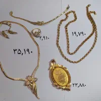 سرویس طلا. انگشتر.زنجیر.پلاک.بالای قیمت فی