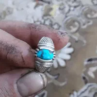 انگشتر نقره فیروزه نیشابور