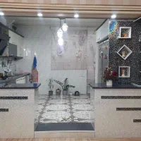 ‌کابینت های گلاس اصل ترکیه با هود و سینک و گاز