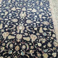 فرش افشان زمینه سورمه ای|فرش|خرم‌آباد, |دیوار