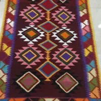 گلیم دست باف|گلیم، جاجیم، گبه|بندر انزلی, جهانگانی|دیوار