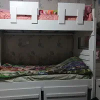 تخت  خواب دوطبقه تمام ام دی اف