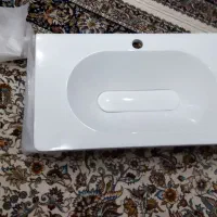 روشویی کروینی کابین و آینه نوری