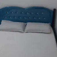 تخت خواب دو نفره در حد نو|تخت و سرویس خواب|زبرخان, |دیوار