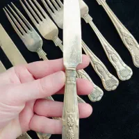 چاقو و چنگال قدیمی برنجی|کلکسیون اشیاء عتیقه|تهران, توحید|دیوار