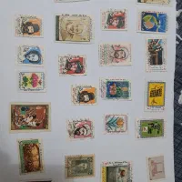 تمبر قدیمی یک و دو وسه وپنج ریالی