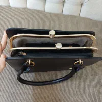 کیف چرم رنگ مشکی زنانه|کیف، کفش، کمربند|ری, دیلمان|دیوار