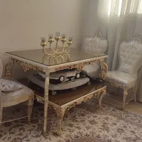 میز نهار خوری  چهار نفره غذاخوری چهار نفره|میز و صندلی غذاخوری|ورامین, ورامین|دیوار